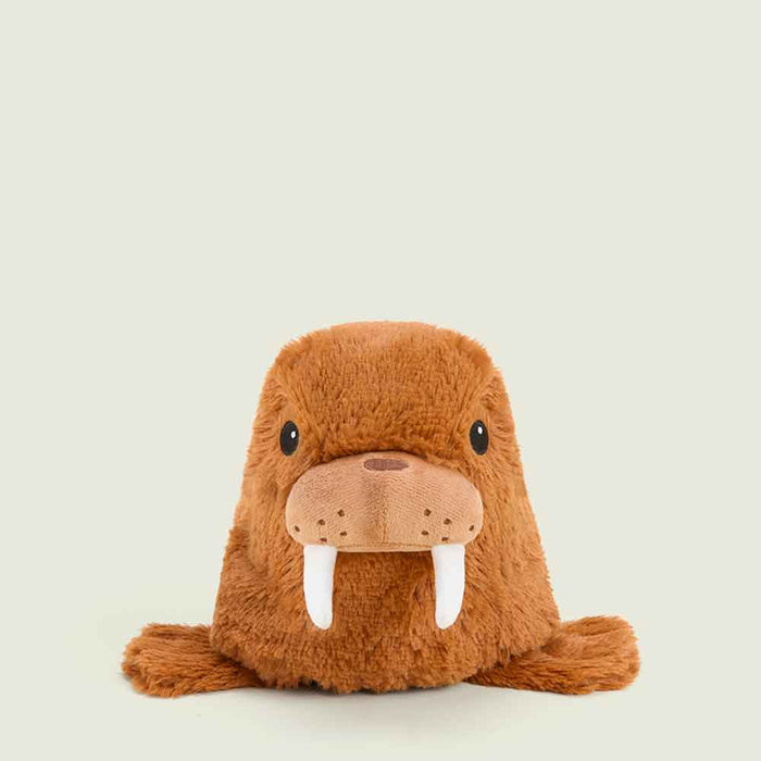 Walrus Warmies plush front view